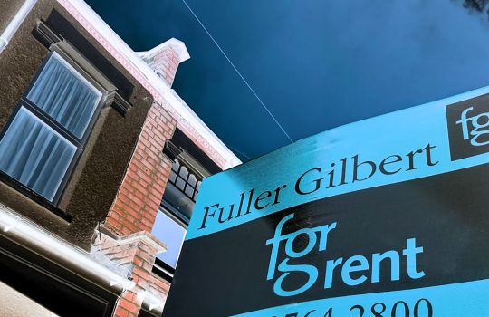 Fuller Gilbert Property To Let Board Outside A Property